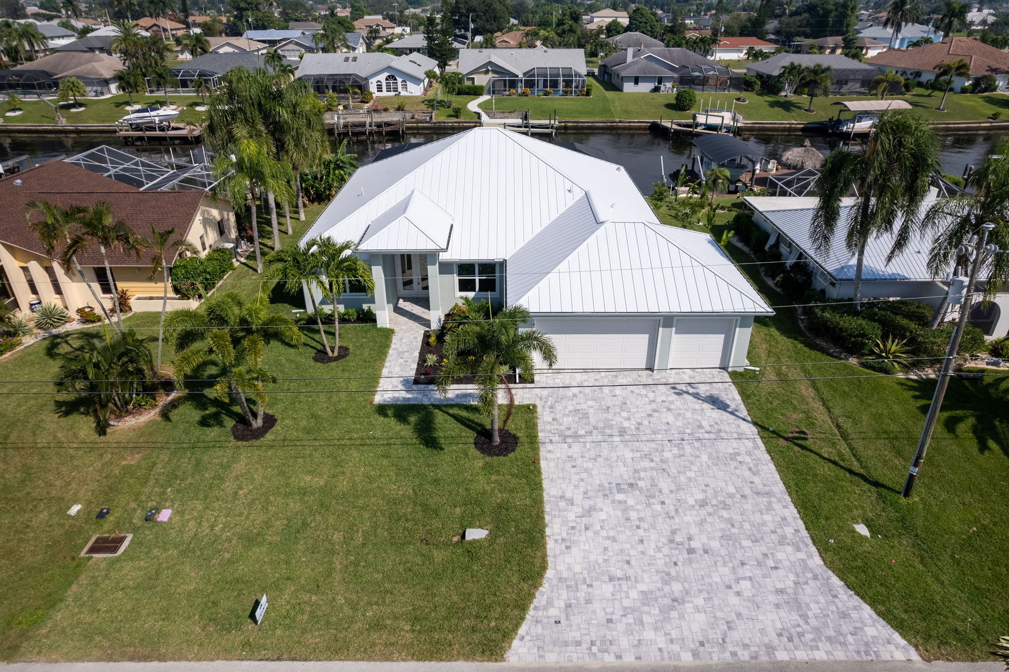 Custom home built by Lauren Homes for a client who chose to build a custom home in Cape Coral, FL