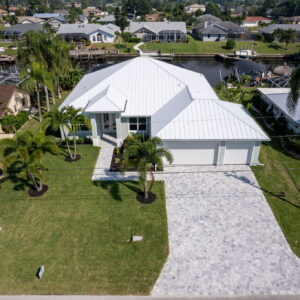 Custom home built by Lauren Homes for a client who chose to build a custom home in Cape Coral, FL