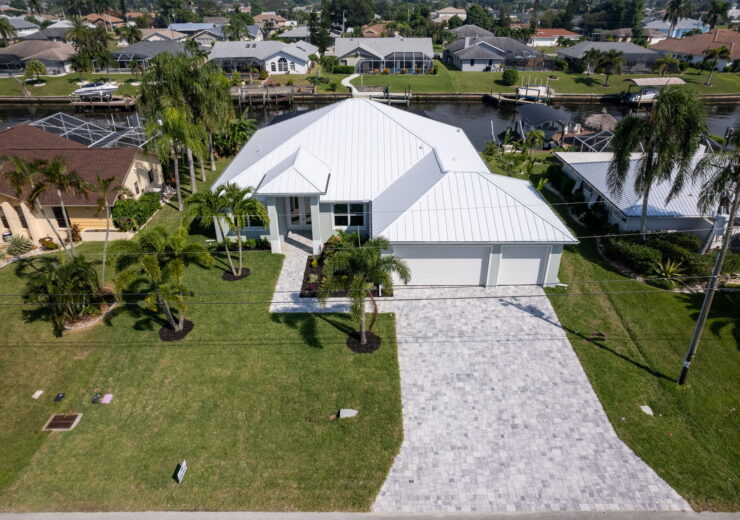 Custom home built by Lauren Homes for a client who chose to build a custom home in Cape Coral, FL