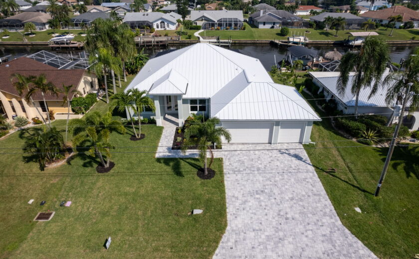 Custom home built by Lauren Homes for a client who chose to build a custom home in Cape Coral, FL